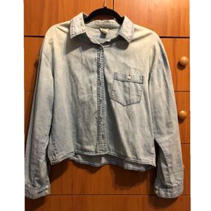 Forever 21 Denim Button Shirt